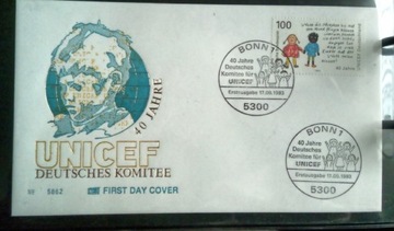 FDC Niemcy 1993 UNICEF