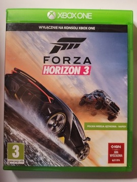 FORZA HORIZON 3 + F1 2017 | XBOX ONE | PUDEŁKOWA 