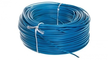 Przewód Kabel Drut   Dy 1,5 niebieski 100m