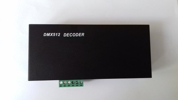 Kontroler Dekoder DMX 512 RGB 3x 4A 12-24V