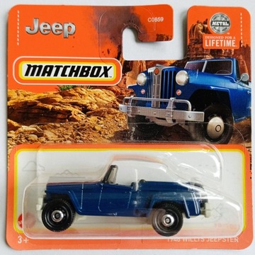 Matchbox 1948 WILLYS JEEPSTER NOWY !!!