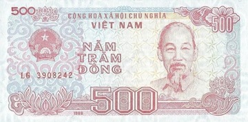 Wietnam - 500 Dong - 1988 - P101 - St.1