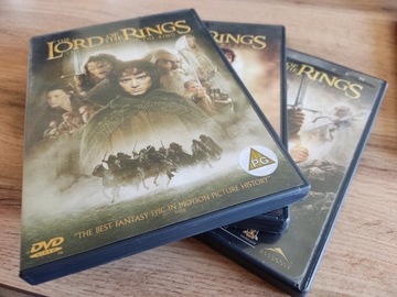 LORD OF THE RINGS Trylogia 6 DVD