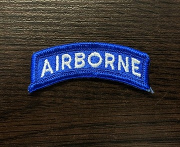 Naszywka - US Army - "Airborne" Tab (Blue/White)