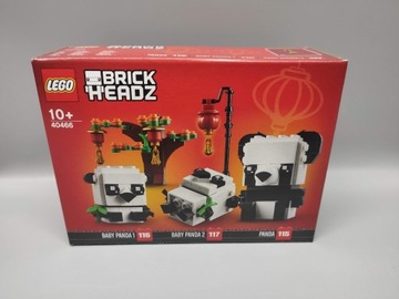 NOWE LEGO 40466 BrickHeadz - Pandy 