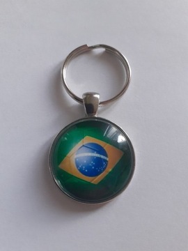 Brelok, piłkarskie, barwy flaga,  Brazylia
