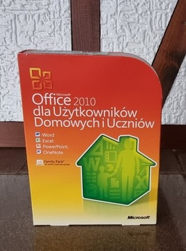 Microsoft Office 2010 dla Użytkowników Domowych – 3 stanowiska PC BOX PL