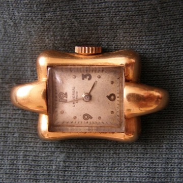 Zegarek damski złoty UNIVERSAL Genève - ok 100 lat
