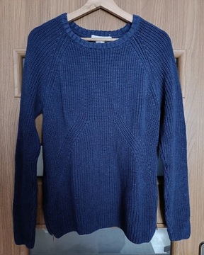 Sweter damski kolor granatowy firmy H&M rozmiar M