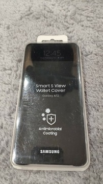 Samsung Smart S View Wallet Cover do A72 Czarne