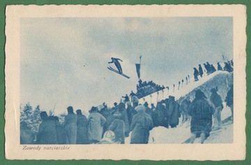 Zakopane - ok.1930r. - Zawody narciarskie