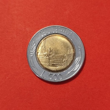 Moneta 500 lirów 1989, Włochy