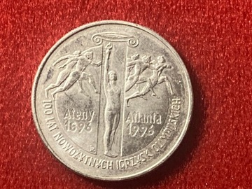 2 zł 1995 - 100 lat Igrzysk - Ateny - Atlanta