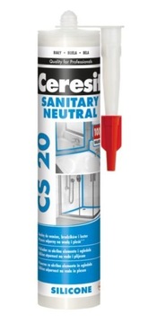 Silikon Sanitarny CS 20 Neutralny bezbarwny