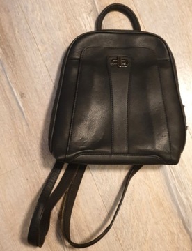 Czarny plecak- torebka.
