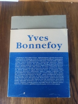 Poezje Bonnefoy Tomy 1 i 2