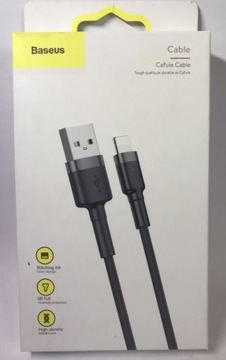 Kabel BASEUS USB Lightning iPhone 2m 1,5A OPLOT 