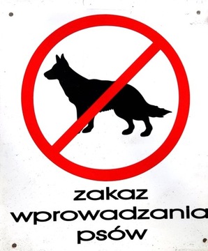 zakaz wyprowadzania psów 