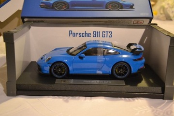 Porsche 911 992 gt3 2021 Shark Blue 1/18 Maisto