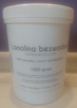 Lanolina bezwodna farmaceutyczna 1000g / 1kg