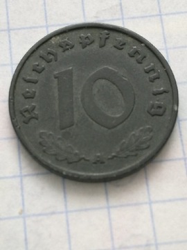 10 reichspfennig 1941 A III RZESZA Zn