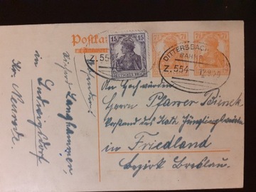 poczta peronowa Dittersbach do Friedland