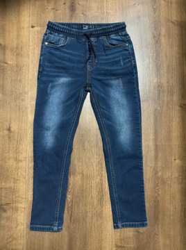jeansy elastyczne Next Vintage Look pull-on r.140
