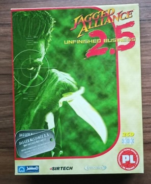 JAGGED ALLIANCE 2.5 PL*BIG BOX* UNIKAT - jak NOWA