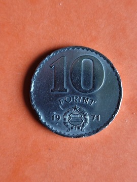 10  Forint  1971   WĘGRY