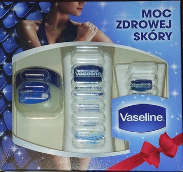 Zestaw Vaseline: balsam + krem do rąk + wazelina