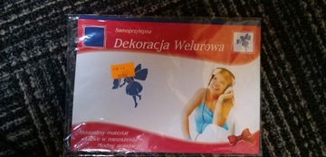 Naklejka ścienna welurowa