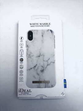 case iPhone XS MAX iDeal of Sweaden marble white