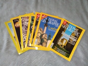 National Geographic czasopismo 7 wydań