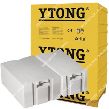 YTONG 240mm pustak beton komórkowy cegła acura 