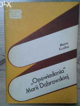 Biblioteka Analiz Literack Opowiadania Dąbrowskiej