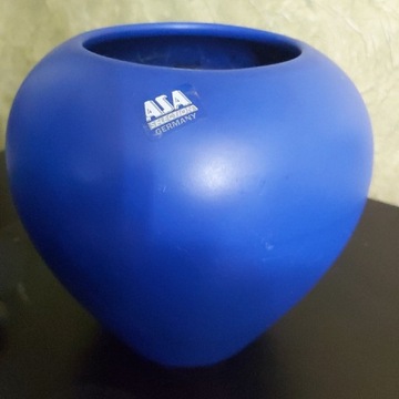 Vintage-sygnowany ceramiczny wazon z lat 80-ASA