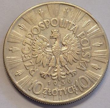 10 zł 1936r, J. Piłsudski stan 2 (514)