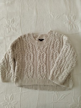 Sweter krótki h&m r. XS