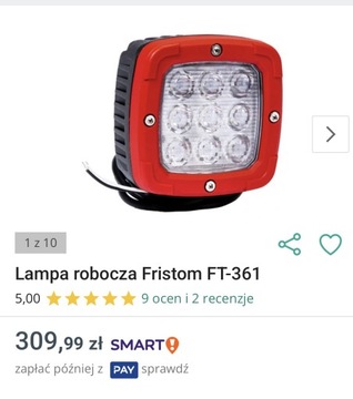 Lampa robocza halogen