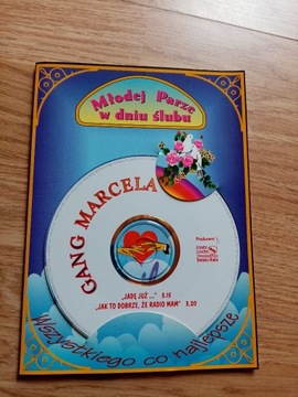 Kartka z życzeniami z płytą CD Gang Marcela