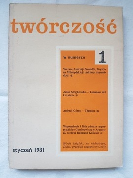 Twórczość nr 426 (1/1981) 