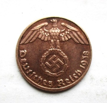 1 Pfennig 1938 r. E.  Niemcy