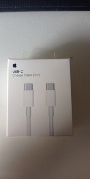 Kabel USB Apple USB-C - USB-C 2 m Biały