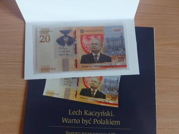 20 zł - Lech Kaczyński - nr LK 0037900