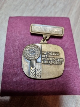 Przypinka Medal za zasługi dla woj. Elbląskiego