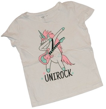 Koszulka t-shirt dla dziewczynki  110 unicorn