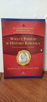 Wielcy Papieże w Historii Kościoła numizmaty