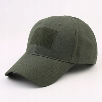 Taktyczna czapka z daszkiem na rzep OLIVE GREEN