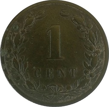 Holandia 1 cent 1901, KM#131