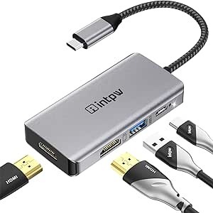 Adapter USB C na podwójny HDMI